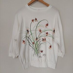 Jane Colby 1988 Ladybug in‎ Heels Vintage Retro Y2k Shirt Top